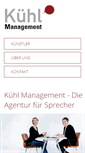 Mobile Screenshot of kuehl-management.de